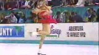 1992 Worlds Ladies Free Skating  Kristi Yamaguchi [upl. by Deraj48]