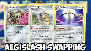 This Aegislash Combo is Really Cool Stance Change Swapping Battle Styles PTCGO [upl. by Amandy]