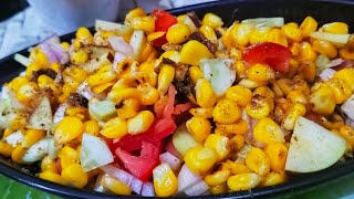 Sweet Corn Salad  Healthy Breakfast Recipe  Gym Recipes  Protein Recipe  Crispy Corn Recipe [upl. by Andryc]