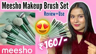 MEESHO Makeup Brush Set Under ₹200😍 Makeup Brushes Set of 13  Aishwarya Gupta [upl. by Santoro]