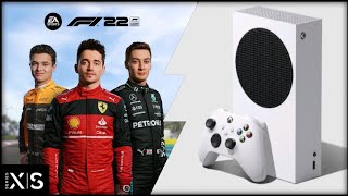 Xbox Series S  F1 22  Graphics testFirst Look [upl. by Johm]