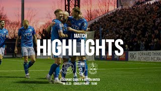 Stockport County Vs Sutton United Match Highlights  161223 [upl. by Durand]