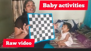 Baby activities  The way I teach to Aadhya [upl. by Otxis]