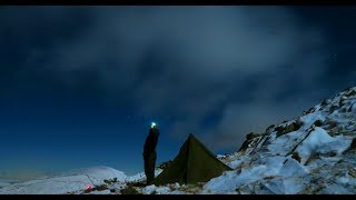 Solo Camping In A Blizzard  Cold But Beautiful [upl. by Aytida]