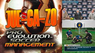 EL MEJOR juego de todos los MANAGER  Pro Evolution Soccer Management [upl. by Laenaj723]