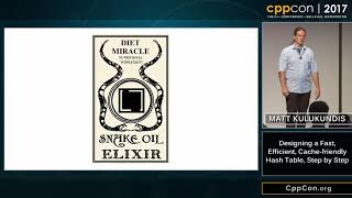 CppCon 2017 Matt Kulukundis “Designing a Fast Efficient Cachefriendly Hash Table Step by Step” [upl. by Ramu]