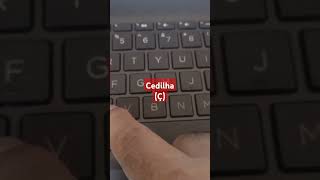 Como digitar o Cedilha ç no teclado padrão americano [upl. by Emoryt]