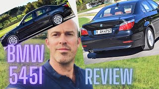 BMW 545i review 44 V8 328bhp [upl. by Amikahs293]