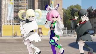 MMD Pokemon  Girls Klara Furisode Girls [upl. by Milman]