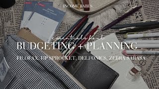 NEW Filofax Ring Binder HP Sprocket  Delfonics Unboxing  Budgeting and Planning Essentials Haul [upl. by Nodanrb]