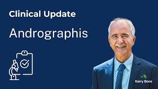 Clinical Update Andrographis [upl. by Cloots]