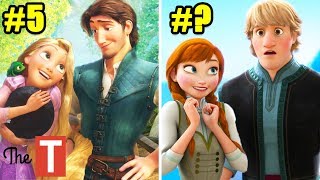 10 Best Disney Princess Couples Ranked [upl. by Nahshunn]