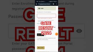 GATE Result 2024 Kaise dekhe  How to check GATE Result 2024 gateresult [upl. by Eehc879]