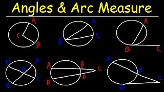 Circles Angle Measures Arcs Central amp Inscribed Angles Tangents Secants amp Chords  Geometry [upl. by Allianora34]