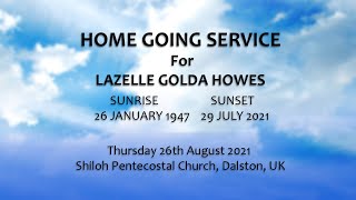 Lazelle Howes Home Going Service [upl. by Selry]