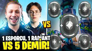 1 ESPORCU 1 RADİANT vs 5 DEMİR  Valorant Woot amp CombatRy [upl. by Embry]