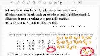 Muestras  Problema de Emestrada [upl. by Rutledge]