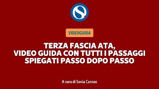 VIDEO TUTORIAL  Terza fascia ATA tutti i passaggi spiegati passo dopo passo [upl. by Delahk]