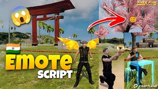 How To Make Emote Script In Freefire Max Craftland [upl. by Coleen]