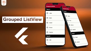 Grouped ListView Flutter Sticky Header [upl. by Hayden515]