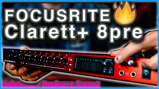 FOCUSRITE CLARETT 8pre Overview amp Test Is it as Good as they say 🤔 English Review [upl. by Nylloh]