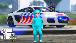 GTA5 OP PAD MET EEN POLITIEHOND  Royalistiq  Nederlandse Politie 38 LSPDFR 031 [upl. by Marcelline]