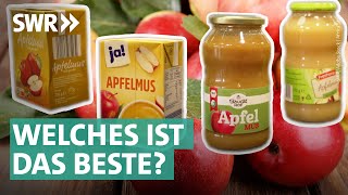 Apfelmus im Test Geschmack Inhaltsstoffe Rezepte  Marktcheck SWR [upl. by Devinne]