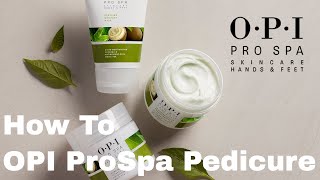 OPI Pro Spa Pedikyr  Tutorial [upl. by Nysilla]