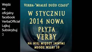 Verba  Miałeś dużo czasu  Zapowiedz nowej płyty Verby premiera styczeń 2014  tekst ponizej [upl. by Yenahc]