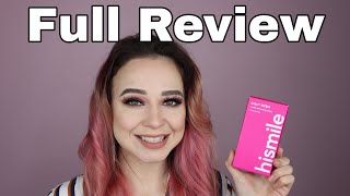 Trying New Hismile Teeth Whitening Strips Full Review of PAP Teeth Whitening Strips with Results [upl. by Tertia780]