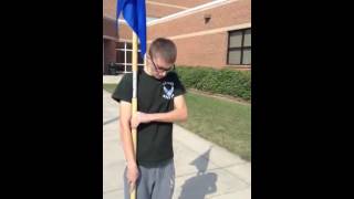 guidon bearer procedures [upl. by Waylan]