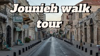 Jounieh Lebanon beautiful walking tour  كزدورة في شوارع جونية جبل لبنان [upl. by Imuya]