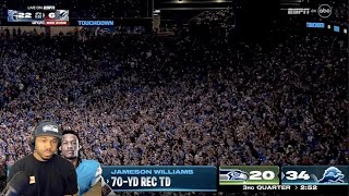 Seahawk fan reacts to Seattle Seahawks vs Detroit Lions  2024 Week 4 Game Highlights  BigR [upl. by Dercy]