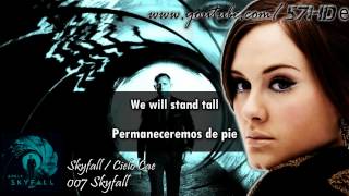 Adele  Skyfall HD Lyric Video Subtitulado Español English Lyrics [upl. by Odrick595]