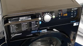 Indesit BWE71452 1400 Spin 7Kg Washing Machine Demo [upl. by Joappa339]