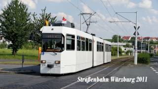 Straßenbahn Würzburg HD [upl. by Jeno477]