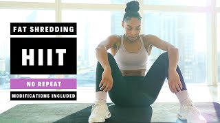 13 min cardio hiit workout for fat burning and weight loss 🔥 No repeat [upl. by Dorian275]