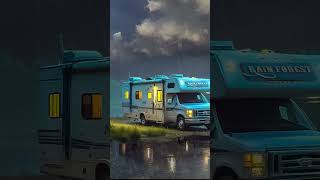 camping in the forest relax rain sleep automobile thunderforsleep thunder lake thundernoise [upl. by Willi81]