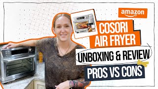 COSORI Toaster Air Fryer Combo Review amp Unboxing in under 2 minutes  Amazoncom [upl. by Vaios]