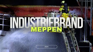 Schwelbrand im Industriebetrieb🚨🔥  Meppen LK Emsland  Feuerwehr stundenlang im Einsatz 🧑‍🚒 [upl. by Hgielek]