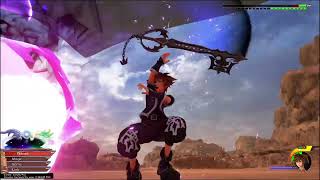 Kingdom Hearts III  Dark Inferno Boss Fight Oblivion Keyblade Critical Mode [upl. by Kyne]