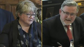 Labour MP and Thérèse Coffey in fiery clash over supermarket profiteering [upl. by Robina396]