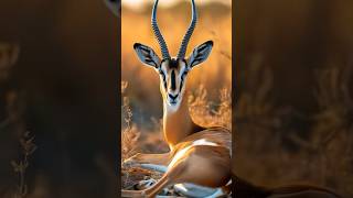 Gazelle In Nature gazelle ai gazelles wildlife nature animals ai aiinsights shorts [upl. by Royden725]