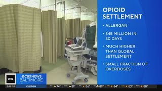 Baltimore reaches 45 million settlement with pharmaceutical company over opioid role [upl. by Berneta298]