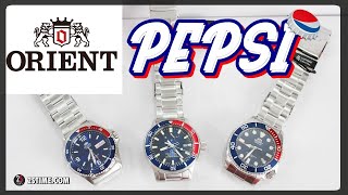 Orient Diver PEPSI Bezel Comparison  Which is your BEST Choice [upl. by Farmann]