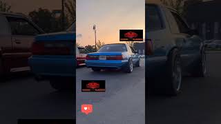 1993 NOTCHBACK MUSTANG EXHAUST 50 FOX BODY CHP HIGHWAY coyote swap joe rogan muscle cars [upl. by Depoliti]