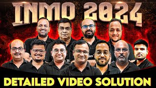 INMO 2024 Paper Discussion  INMO DETAILED VIDEO SOLUTION ⚡💯 Part1 [upl. by Quartana]