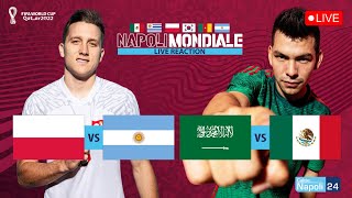 LIVE MONDIALI ArgentinaPolonia 🇦🇷🇵🇱 MessicoArabia Saudita 🇲🇽🇸🇦 in DIRETTA [upl. by Walters]