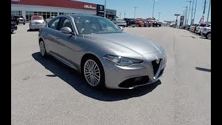 2017 Alfa Romeo Giulia Ti Lusso RWDWalk Around VideoIn Depth Review [upl. by Silra]