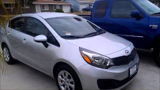 Our new 2013 Kia Rio I am VERY IMPRESSED Base model 14600 sticker [upl. by Kcor]